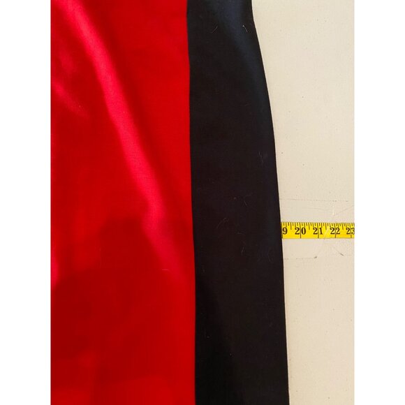 Michael Kors Womens Colorblock Pencil Skirt Black & Red Skize 10 - Picture 8 of 9
